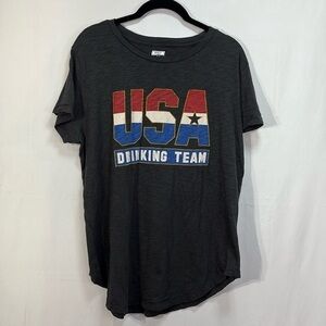 🪐 tailgate USA drinking team short sleeve T-shirt